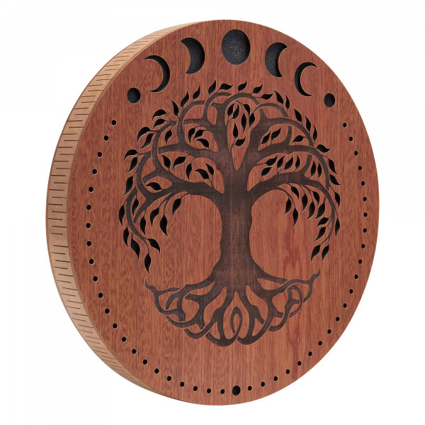 Meinl Sonic Energy Rain Disk 12" - Stream Sound - Moon Phases & Tree of Life Carving (RDS12MTOL)