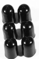 MEINL Percussion Abdeckkappe aus Gummi - für MEINL 10 mm Spannschrauben (6er Set) (CAPS-02)