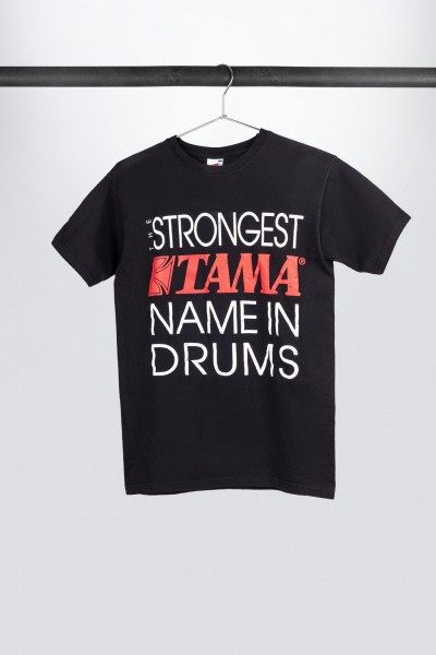 Tama t-shirt in black with "Strongest Name" frontprint (TT14BK)