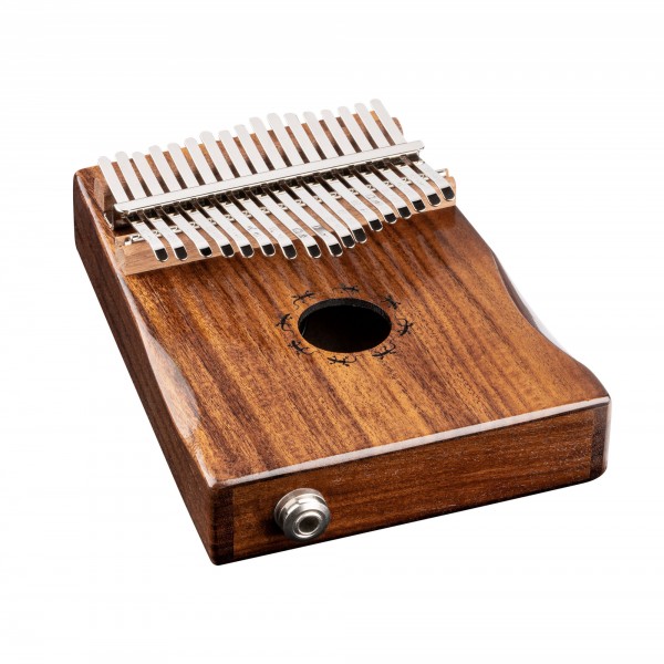 ORTEGA Lizard Series Pickup Kalimba 17 Keys - Solid Acacia (OKB1E)