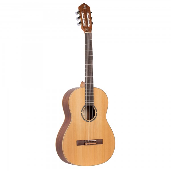 ORTEGA Family Series 4/4 Slim Neck Konzertgitarre 6 String - Zeder / Mahagoni Natur + Bag (R122SN)