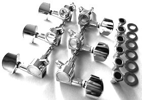 IBANEZ machine head set - chrome for GART60 (2MH3HA0006)