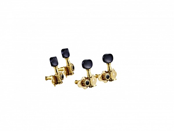 ORTEGA Open Gear Ukulele Tuning Machines - Gold (OTMUKOG-GO)