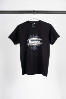 IBANEZ T-Shirt in schwarz mit Tribal-Logo auf der Brust (IT210)
