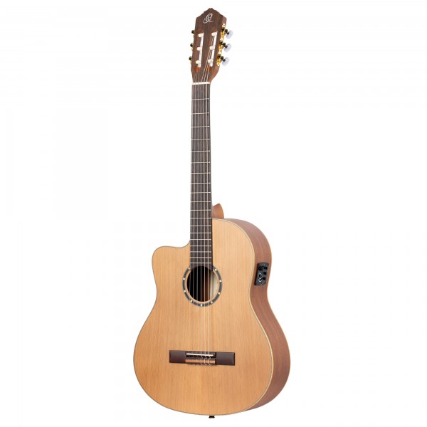 ORTEGA Family Series Pro 4/4 Classical Slim Neck Guitar 6 String Lefty - Solid Cedar / Mahogany Natural + Gig Bag (RCE131SN-L)