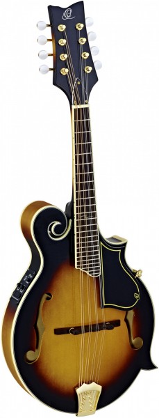 ORTEGA F-Style Series Mandolin 8 String - Spruce / Maple Tobacco Sunburst (RMFE90TS)