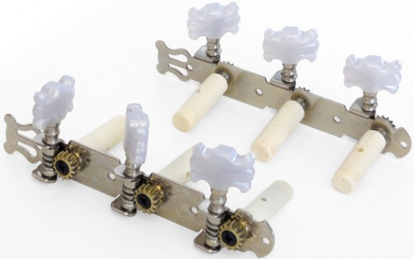ORTEGA Mechanik Set - chrom 3/4, 4/4 Länge 11,5cm (OER-20151)