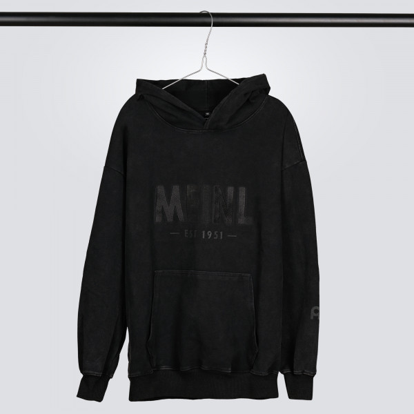 MEINL Oversized Hoodie Vintage Logo – Denim Grau (M-HOOD-WB)