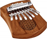 MEINL Sonic Energy Solid "Flower of Life" Mini Kalimba - 8 Töne / rotes Zebraholz (KL802FOL)