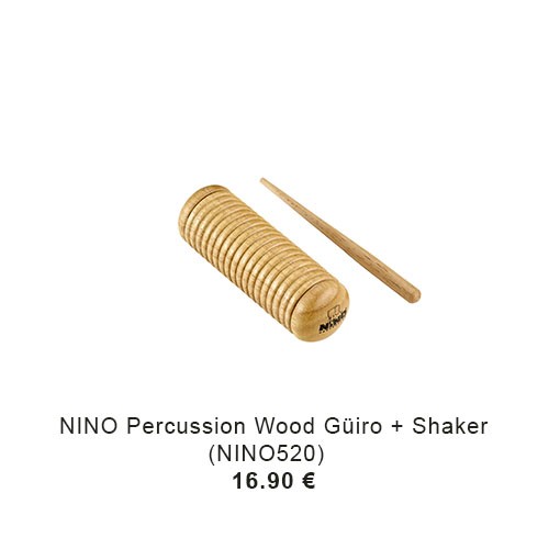NINO Percussion Wood Güiro - Shaker (NINO520) 