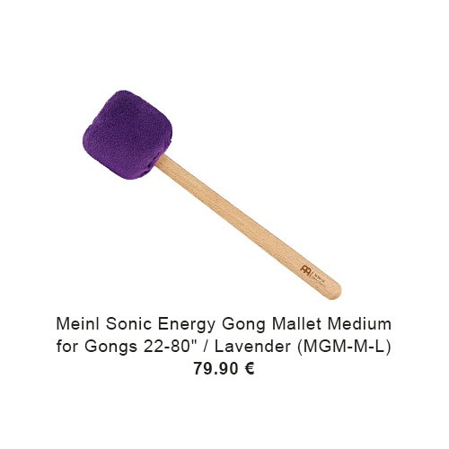 MEINL Sonic Energy Gong Mallet Medium - Lavender (MGM-M-L) 