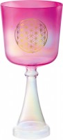 Meinl Sonic Energy 6" Crystal Singing Chalice F4, 440 Hz, Herzchakra, Pink, Blume des Lebens (CSC6FPFOL) Meinl Sonic Energy 6" Crystal Singing Chalice F4, 440 Hz, Herzchakra, Pink, Blume des Lebens (CSC6FPFOL)