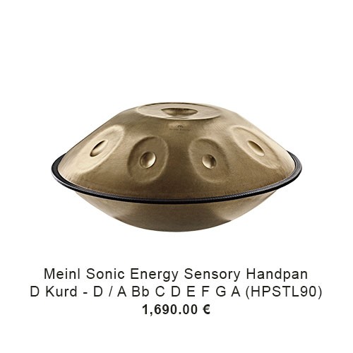 MEINL Sonic Energy Sensory Handpan, D Kurd - D / A Bb C D E F G A (HPSTL90) 