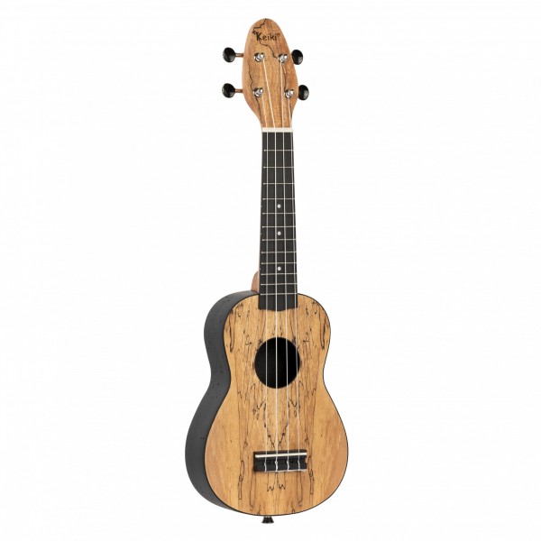 KEIKI K3 Series Ukulele Set "spalted maple" - inkl. Gymbag/H-Tuner/5 Picks/Gurt (K3-SPM)