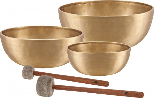Meinl Sonic Energy 3-piece Energy Therapy Series Singing Bowl Set - 1000/1400/2200g (SB-E-4600)