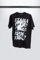 Tama t-shirt in black with Spray Paint frontprint (TT12GR) Tama t-shirt in black with Spray Paint frontprint (TT12GR)