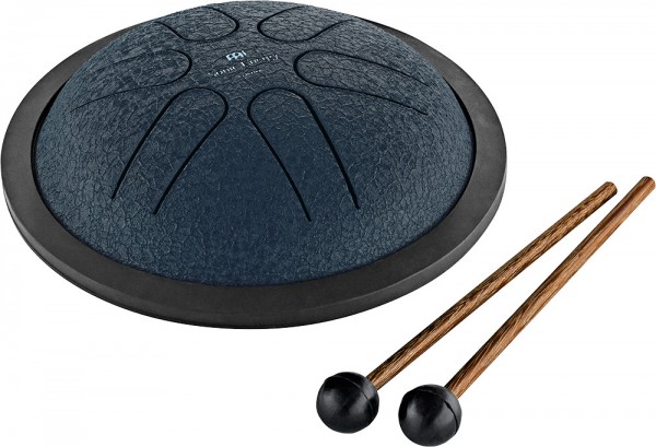 Meinl Sonic Energy 6" Mini Steel Tongue Drum, A Dur, 6 Töne, 440 Hz, Marineblau (MSTD2NB)