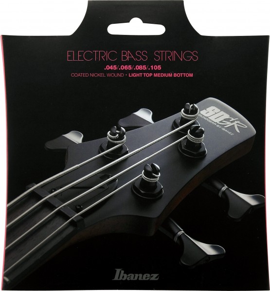 IBANEZ String Set Bass Nickel Wound 4-String Coated - Light Top Medium Bottom 45-105 (IEBS4C)
