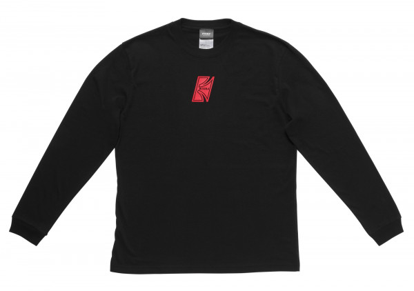 TAMA Long Sleeve Black mit Red "T" Logo Size M (TAML001M)