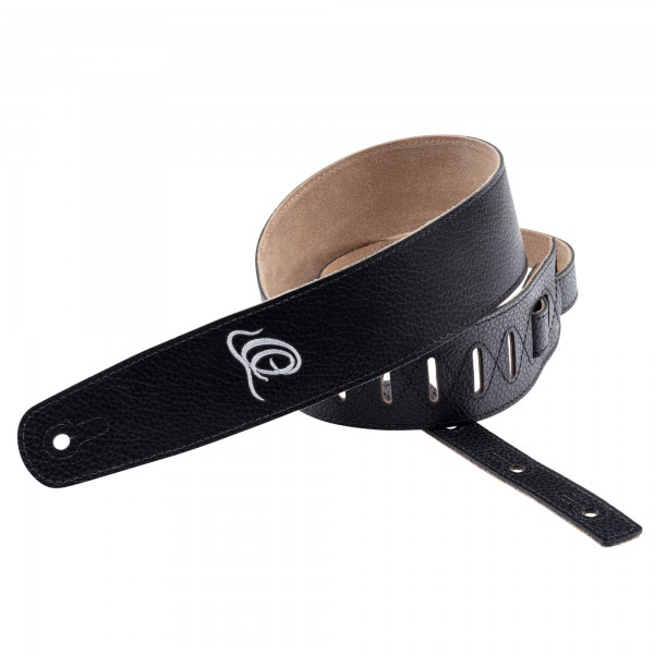 ORTEGA Suede-Leather Guitar-Strap - Relax Black (OSSU-60)