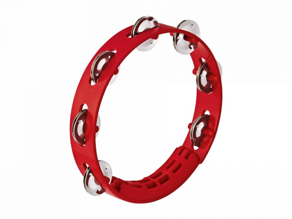 NINO Percussion Compact Molded ABS Tambourine - 8" (NINO49R)