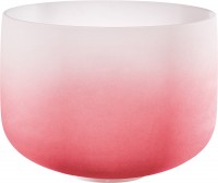 MEINL Sonic Energy Crystal Singing Bowl, color-frosted, 14" / 36 cm, Ton C4, Wurzelchakra (CSBC14C)
