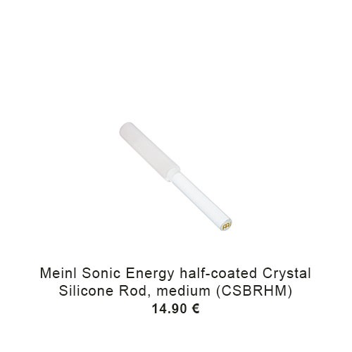 MEINL Sonic Energy Half-coated Crystal Silicone Rod Medium (CSBRHM) 
