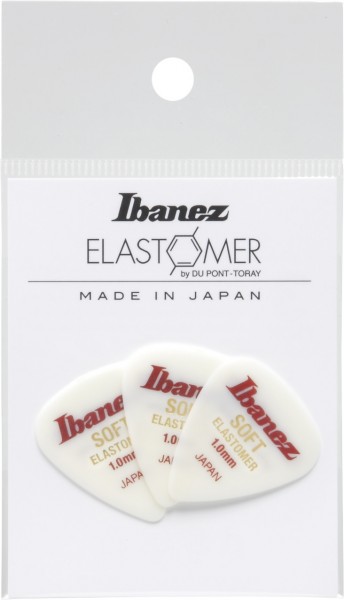 IBANEZ Elastomer Triangel Picks 1mm Soft - 3 pcs, (BEL14ST10)