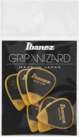 IBANEZ Grip Wizard Series Sand Grip Flat Picks - 6 pcs (PPA14HSG-YE) IBANEZ Grip Wizard Series Sand Grip Flat Picks - 6 pcs (PPA14HSG-YE)