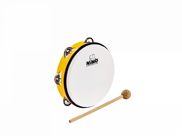 NINO Percussion Molded ABS Tambourine - 8" (NINO51Y)