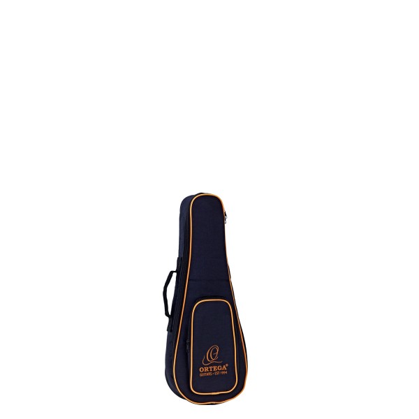 ORTEGA Economy Series Sopran-Ukulele-Bag - Black/Orange (OUBSTD-SO)