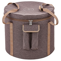 Meinl Sonic Energy 16" Crystal Singing Bowl Bag, for 15" & 16" bowls - Brown (CSBB16BR)