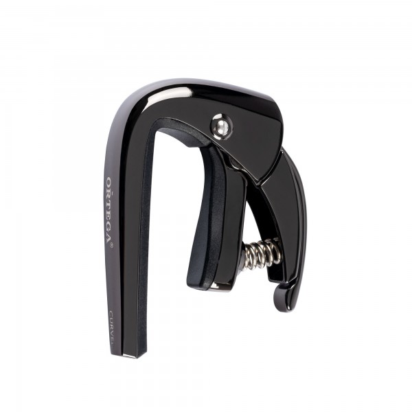 ORTEGA Curved Guitar Capo - Black Chrome (TNCAPOCV-BCR)