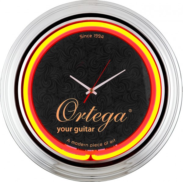 ORTEGA Wall Clock, 220 Volt includig power supply - Diatmeter 43,94cm (17,3") / Depth 5,84cm (2,3") (OWC1)