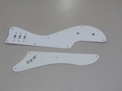 IBANEZ two-piece plastic pickguard - white for JKTB300 (4PG27C0003)