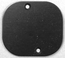 IBANEZ Ausgangsbuchsenplatte - Aluminium Schwarz (4PT1RG4BA)