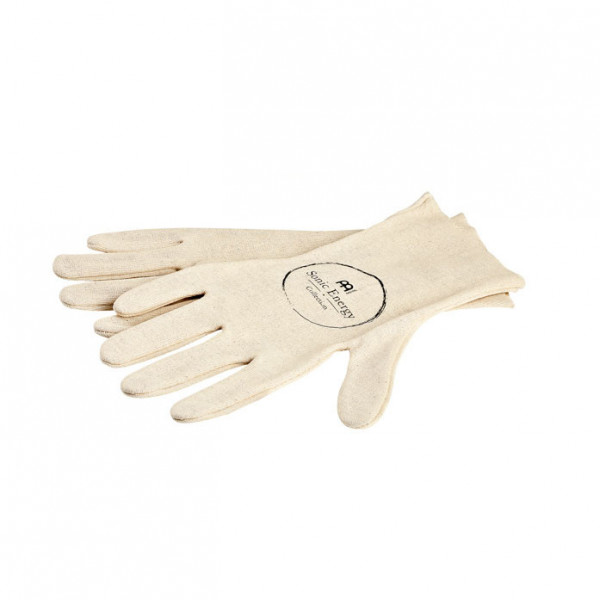Meinl Sonic Energy Baumwollhandschuhe, Natural mit Logo (MSEGLOVES)