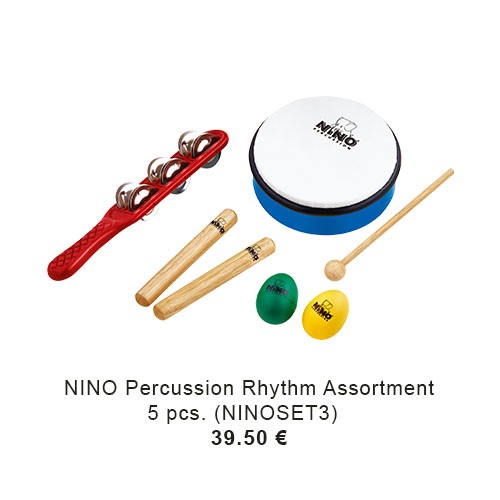 NINO Percussion Rhythm Assortment - 5pcs (NINOSET3) 