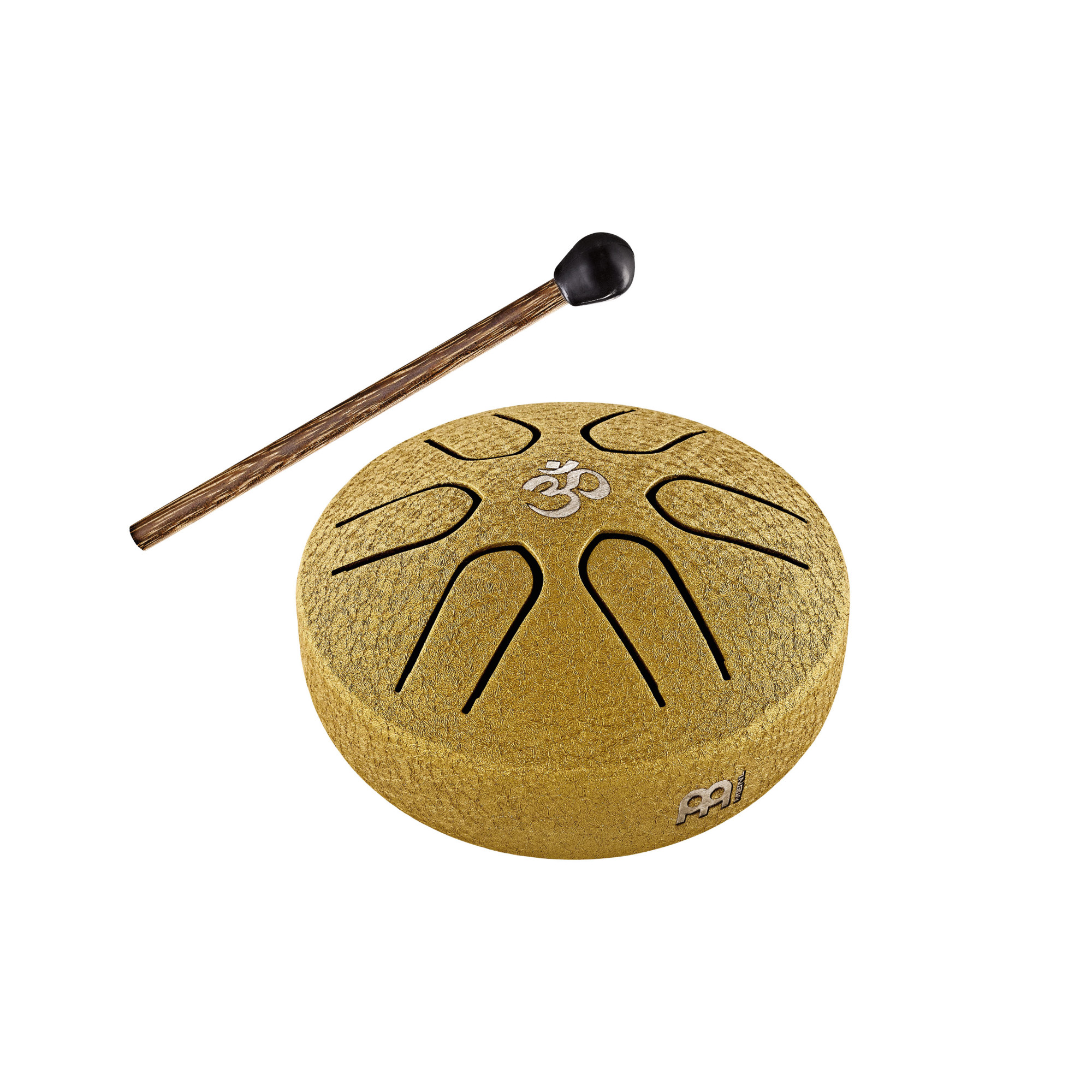 MEINL Sonic Energy Pocket Steel Tongue Drum A Major, 6 Notes - Gold, OM /  3/7,6 cm (PSTD3GOM), Gift Ideas
