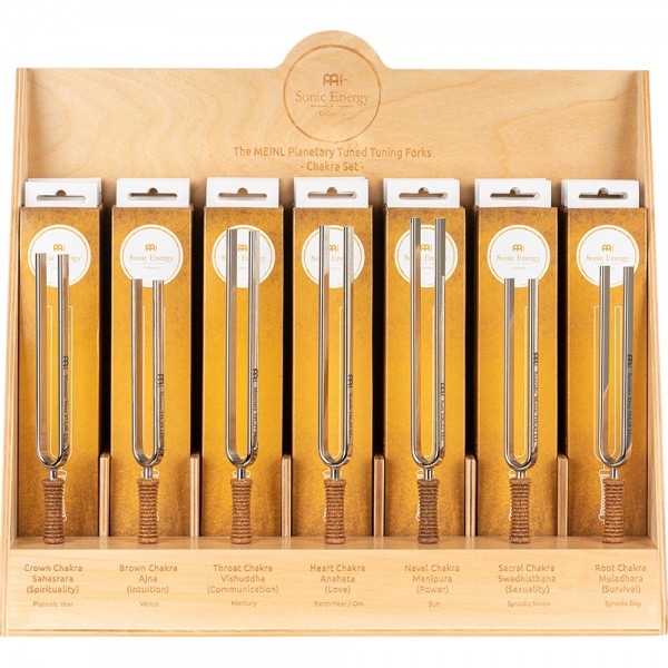 MEINL Sonic Energy Tuning Fork Display - Chakra-Set (TF-DISPLAY)