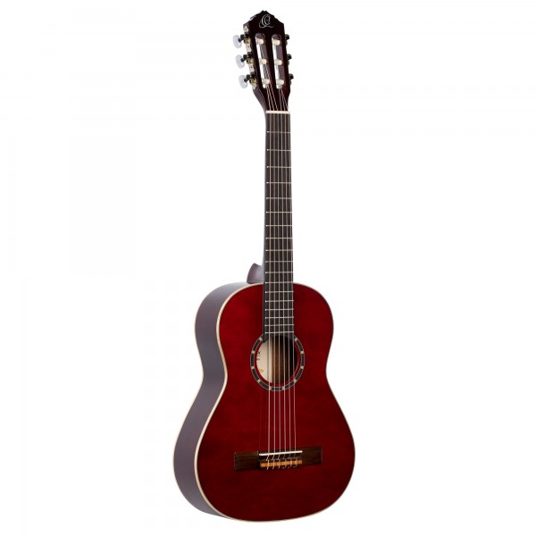 ORTEGA Family Series 1/2 Konzertgitarre 6 String - Weinrot + Bag (R121-1/2WR)