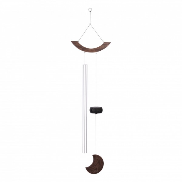Meinl Sonic Energy Moon Meditation Chime 49"/125 cm - 432 Hz - Gebogene Aufhängung/Silber (MMC49S)