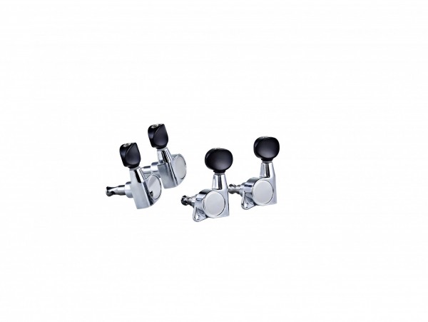 ORTEGA Die-Cast Ukulele Tuning Machines - Chrome (OTMUKDC-CR)