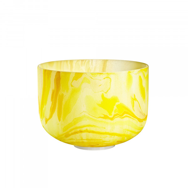 Meinl Sonic Energy 10" Marble Crystal Singing Bowl E4, Gelb, 432 Hz, Solarplexuschakra (MCSB10E)