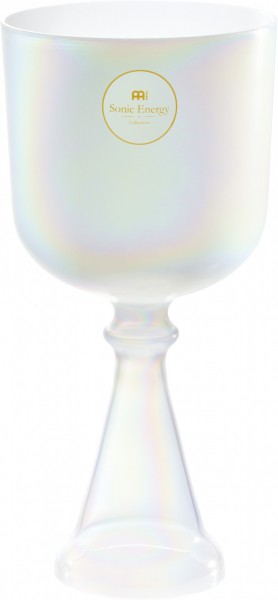 MEINL Sonic Energy Crystal Singing Chalice, 5.5"/14 cm, Note A4, Creamy, Brow Chakra (CSC55AC)