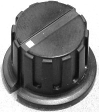IBANEZ ABS 6mm diameter control knob B20 - black for selected ibanez bass models (4KB1JB20B)
