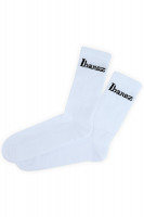 IBANEZ Socks White with Black Logo - 1 Pair - Size 40-45 (IBZ-SOCKS-WH)