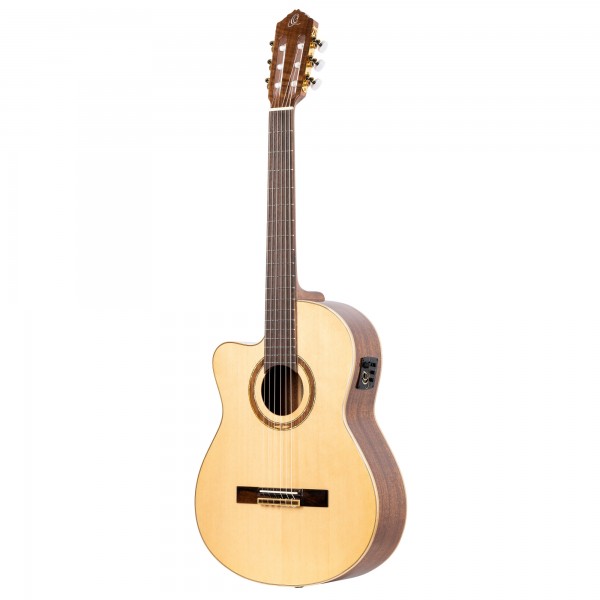 ORTEGA Performer Series 4/4 Konzertgitarre 6-String Lefty - Natural + Gigbag (RCE138SN-L)