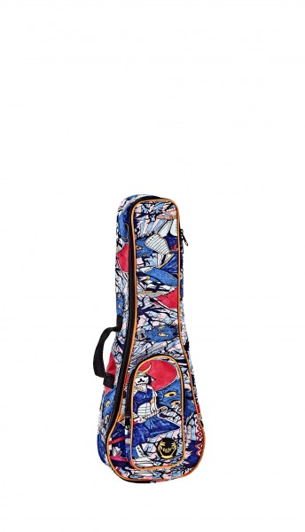 KEIKI Designer Serie Konzert Ukulele Bag - Samurai (KUB-SR-CC)