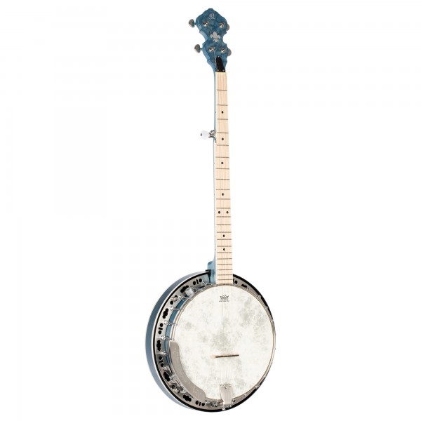 ORTEGA Falcon Series Banjo - Transparent Blue + Gigbag (OBJE400TBL)